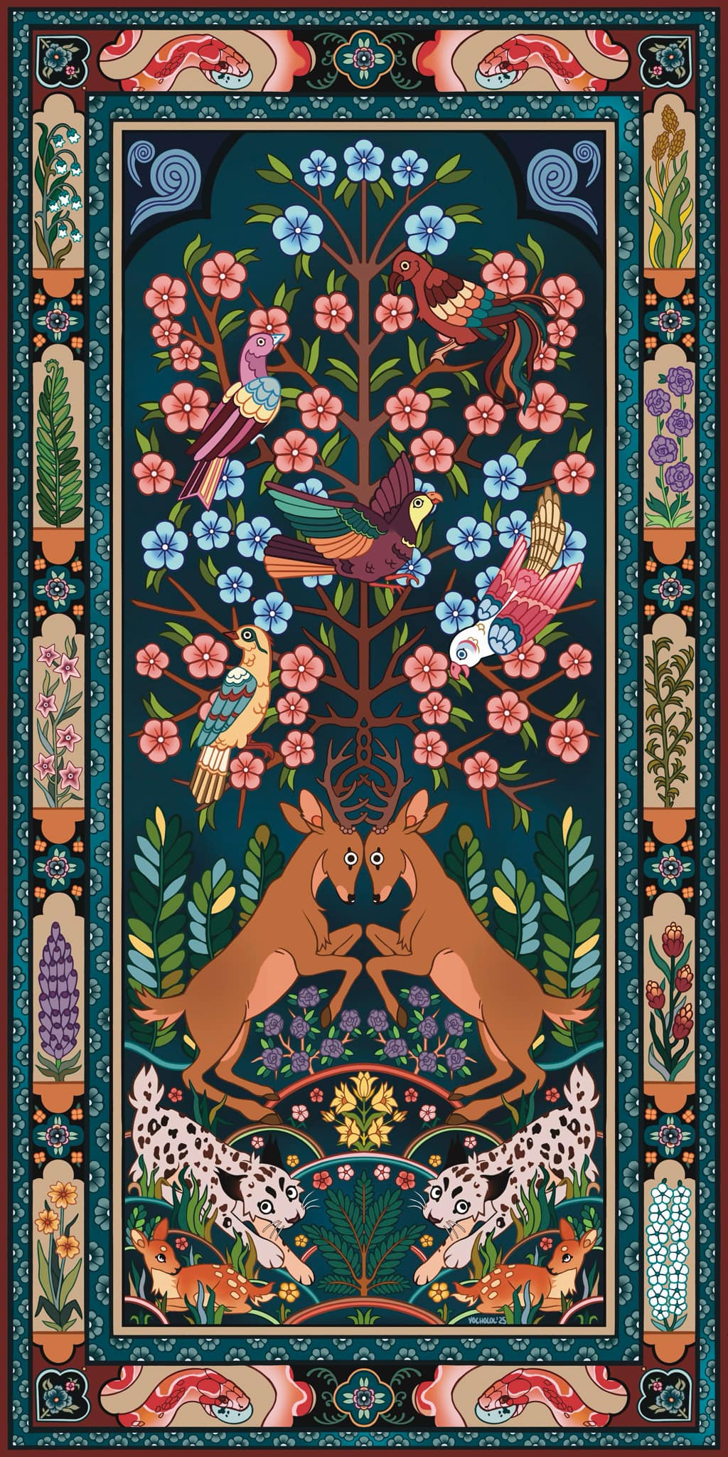 Spring Tapestry / Blanket