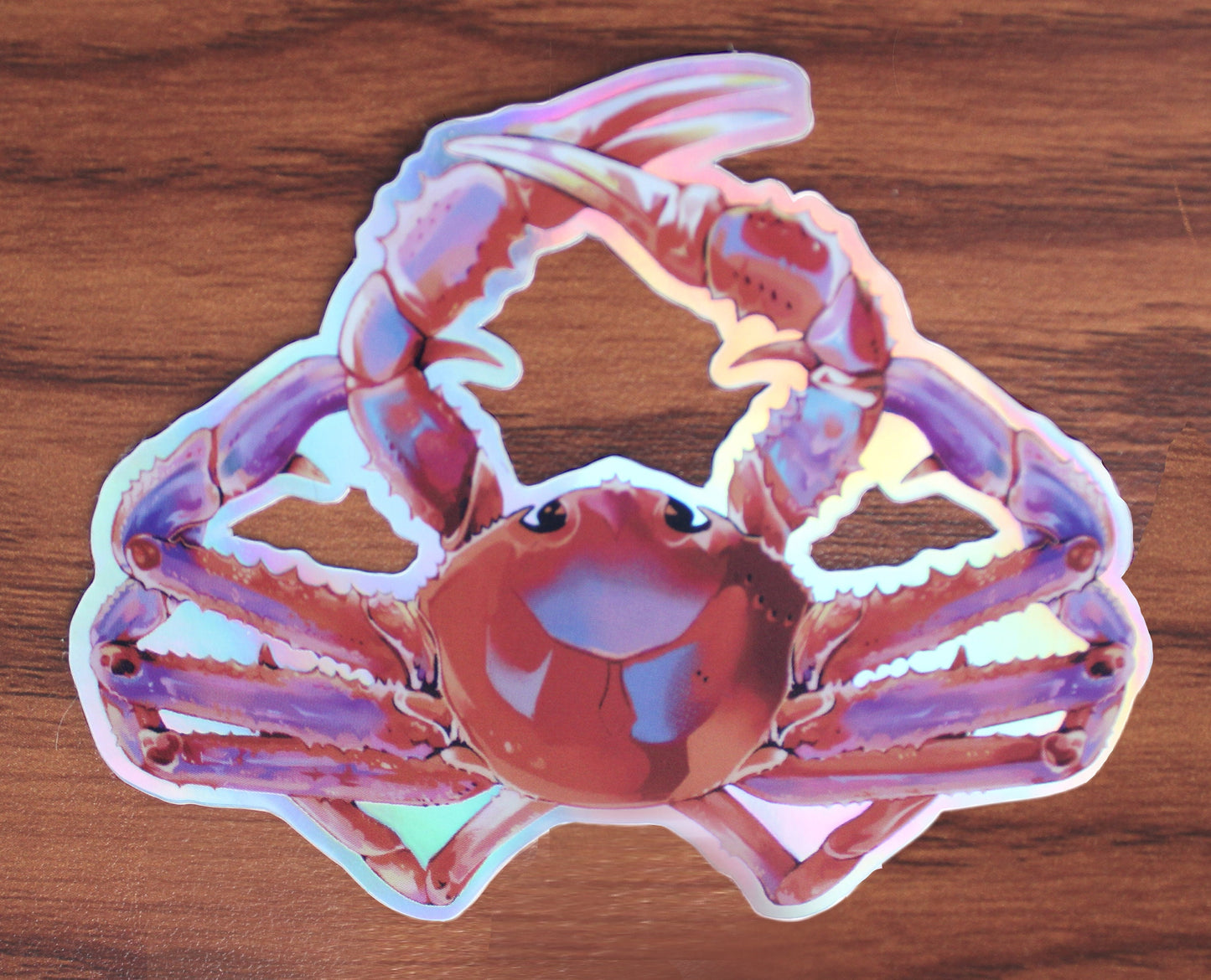 Holographic Snow Crab Sticker