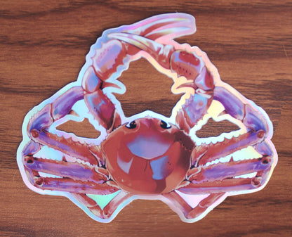 Holographic Snow Crab Sticker
