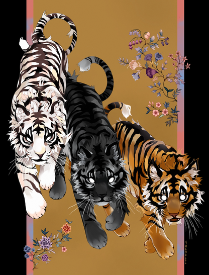 [PREORDER] Tiger Sherpa Blanket