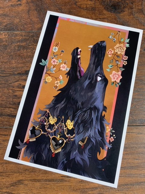 Borzoi Print