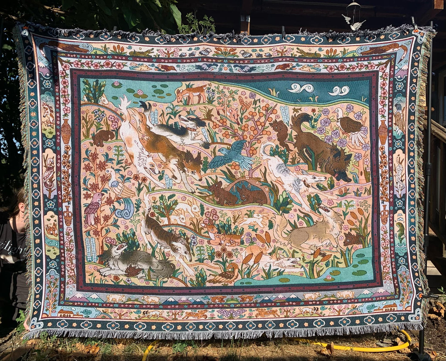 [PREORDER] Wolf Pack Tapestry / Blanket