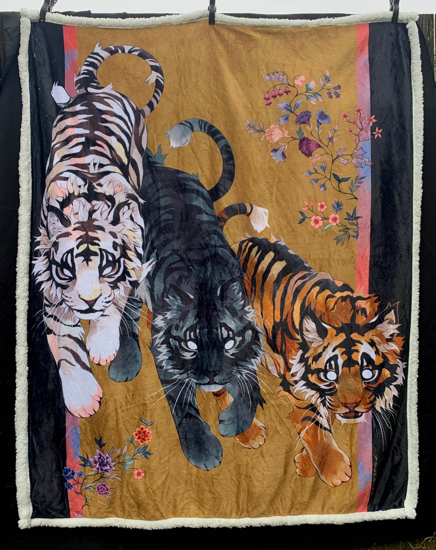 [PREORDER] Tiger Sherpa Blanket